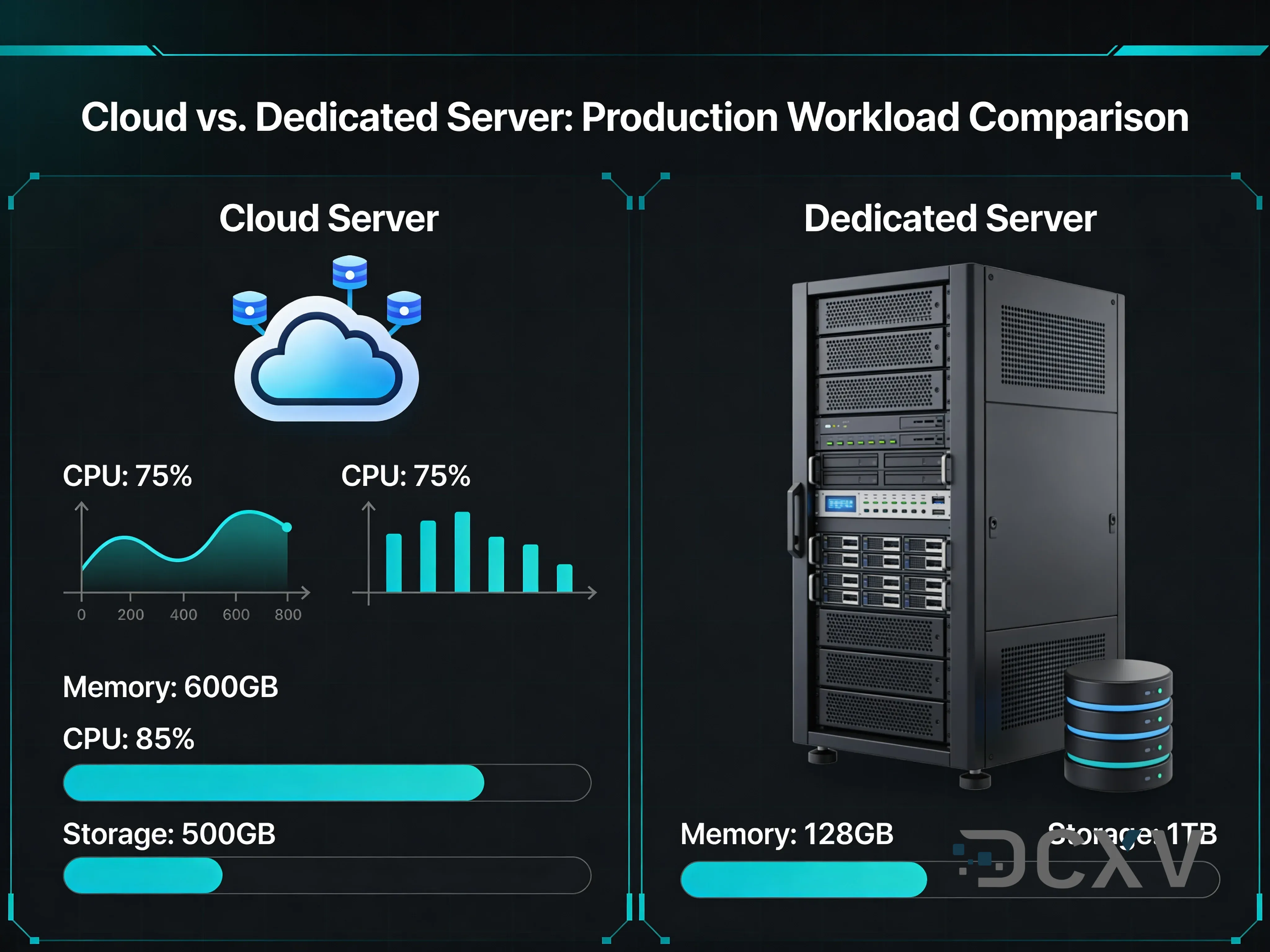 Cloud vs serwer dedykowany dla obciazen produkcyjnych