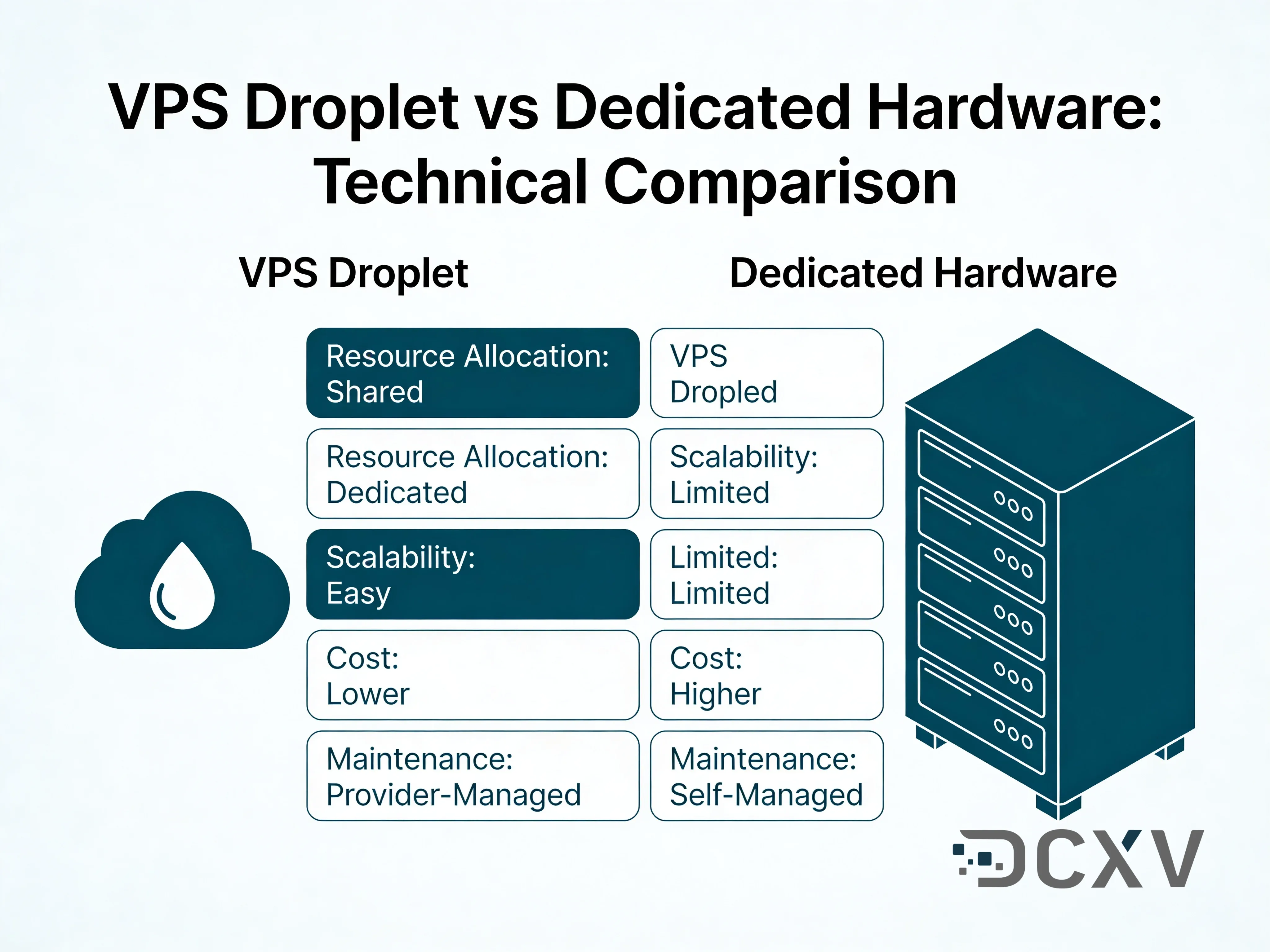 DigitalOcean vs serwer dedykowany dla rozwijajacych sie startupow