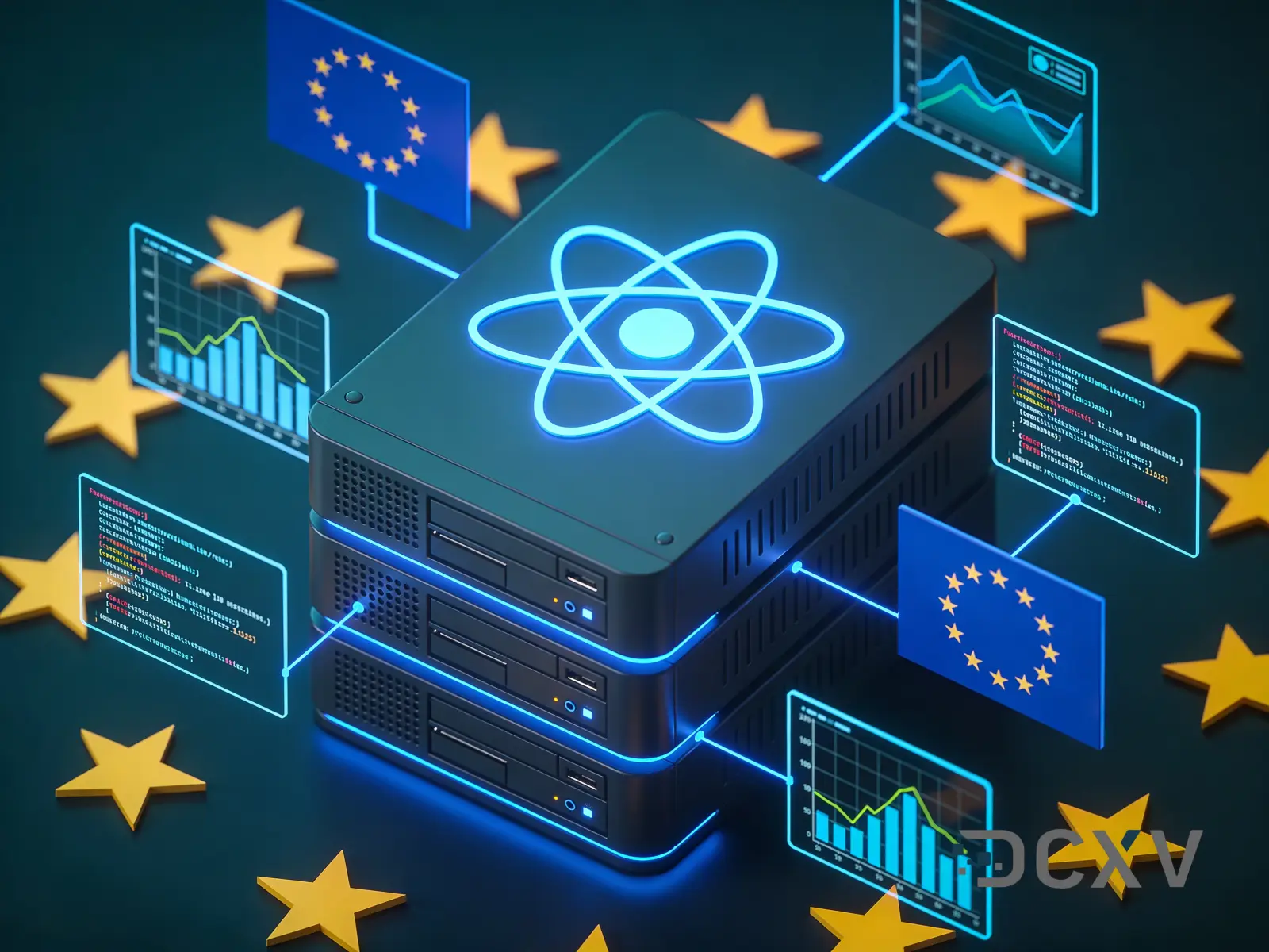 Servidor cloud para React SSR na Europa