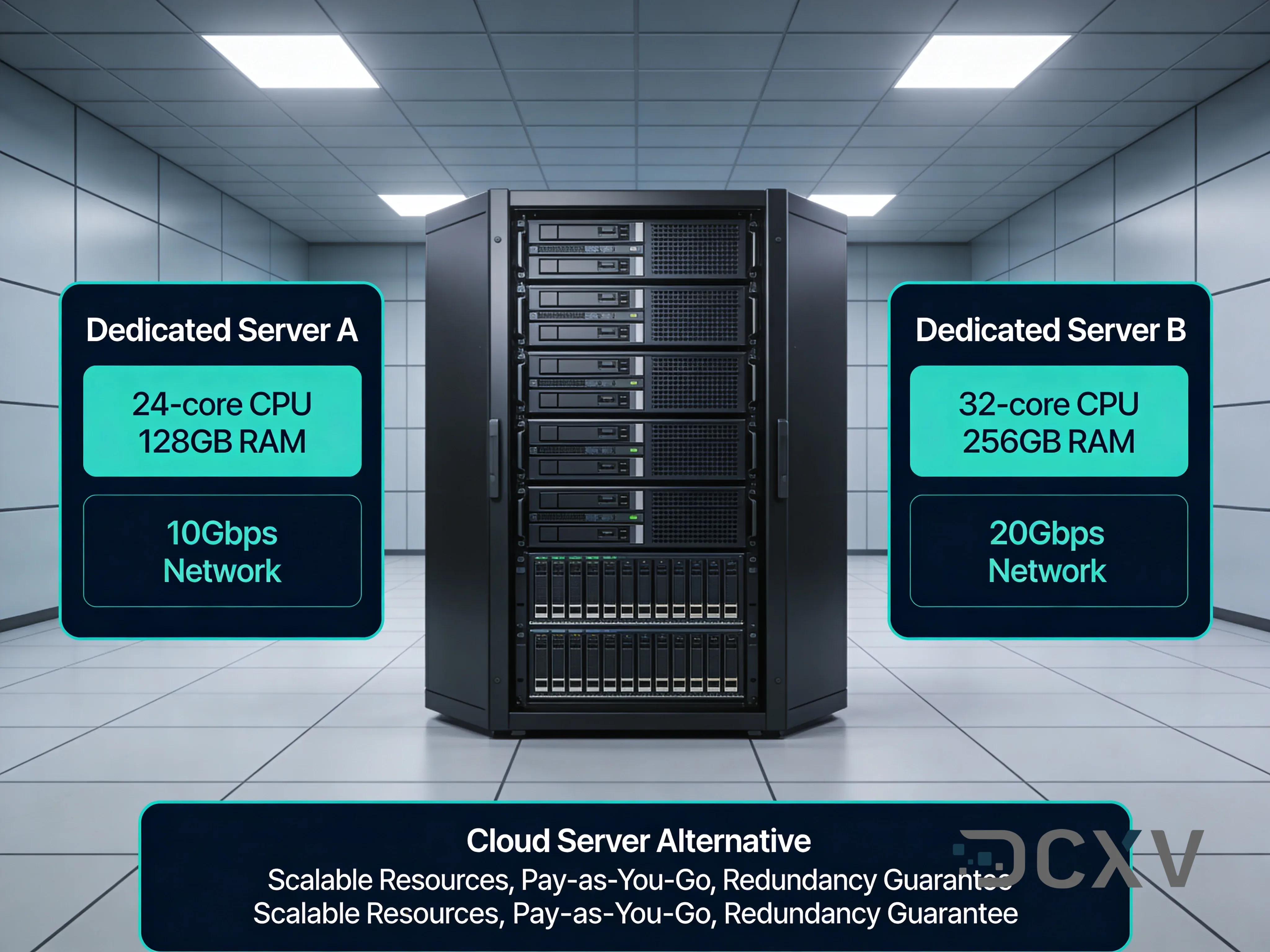Alternativa a OVHcloud per server dedicati