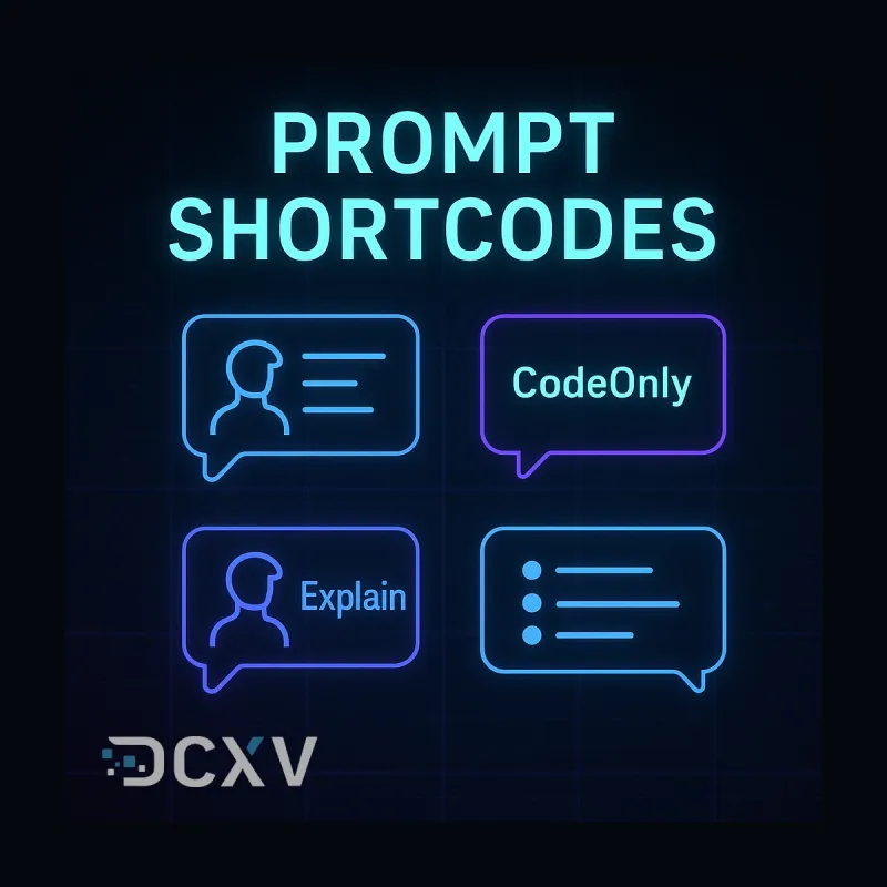 AI Prompt Shortcodes - Ultimate Cheat Sheet for ChatGPT